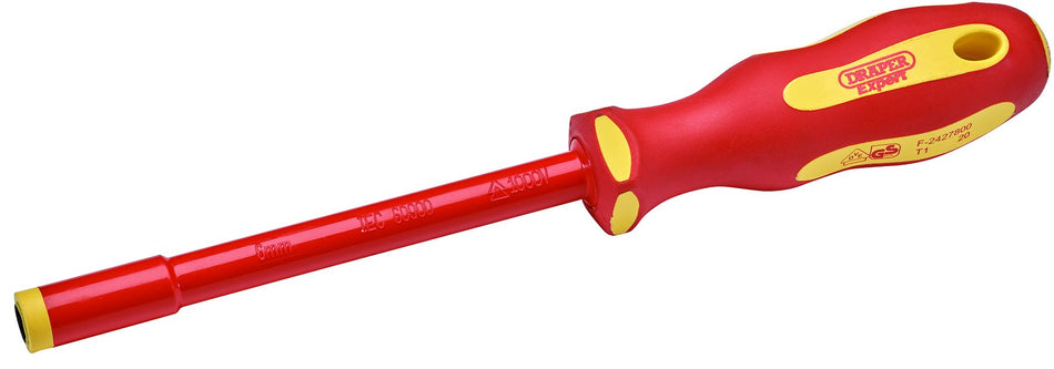 Draper 99485 Ergo Plus VDE Fully Insulated Nut Driver, 6mm