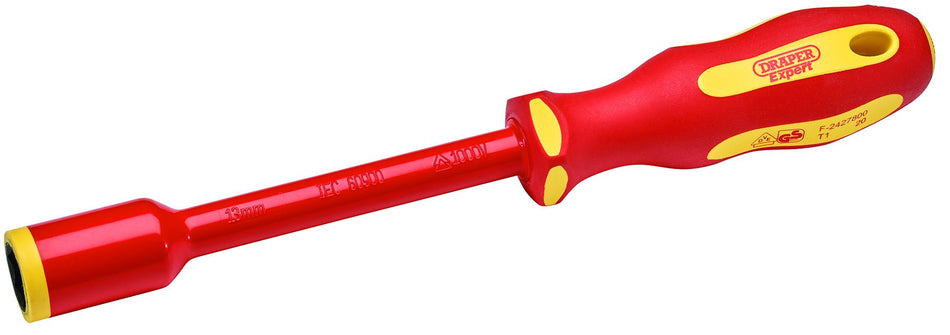 Draper 99492 Ergo Plus VDE Fully Insulated Nut Driver, 13mm