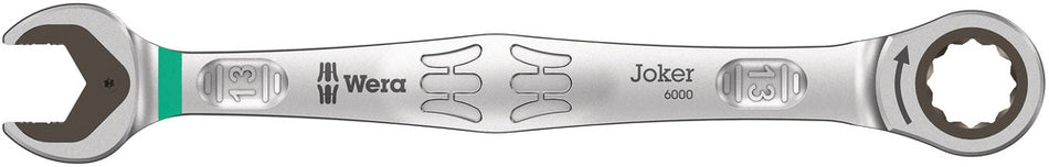 Wera 05073273001 6000 Joker Ratcheting combination wrenches, 13 x 177 mm