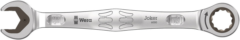 Wera 05073275001 6000 Joker Ratcheting combination wrenches, 15 x 200 mm