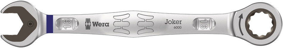 Wera 05073276001 6000 Joker Ratcheting combination wrenches, 16 x 212 mm