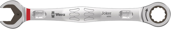 Wera 05073277001 6000 Joker Ratcheting combination wrenches, 17 x 224 mm