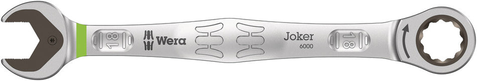 Wera 05073278001 6000 Joker Ratcheting combination wrenches, 18 x 235 mm