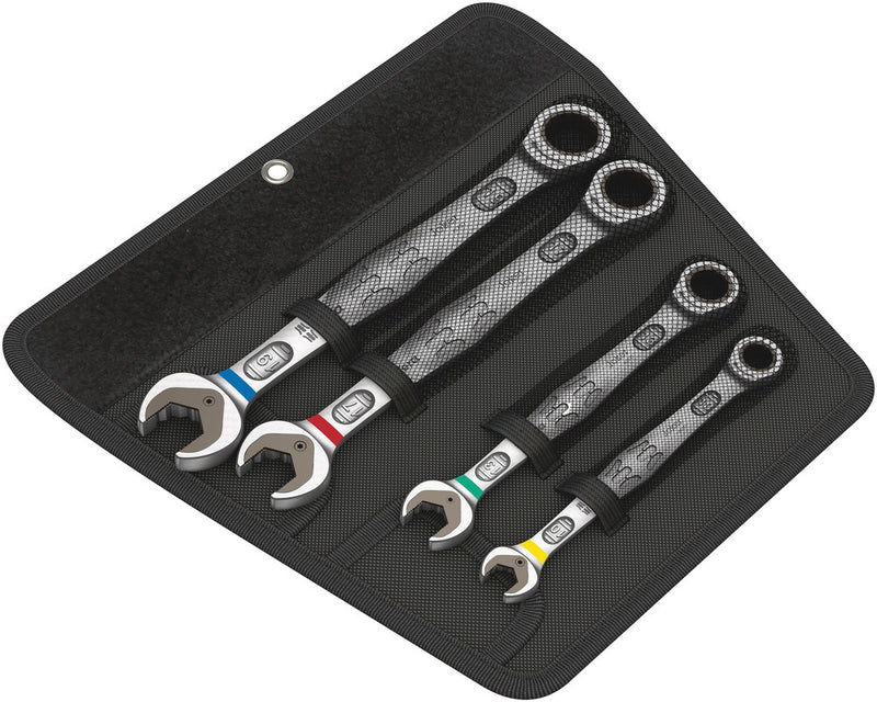 Wera 05073290001 6000 Joker 4 Set 1 Set of ratcheting combination wrenches, 4 pieces