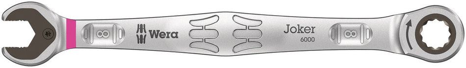 Wera 05073268001 6000 Joker Ratcheting combination wrenches, 8 x 144 mm