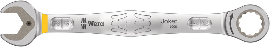 Wera 05073287001 6000 Joker Ratcheting combination wrenches, Imperial, 3/4" x 246 mm
