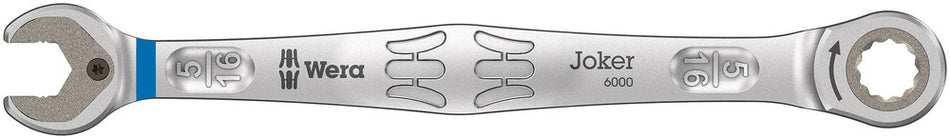 Wera 05073280001 6000 Joker Ratcheting combination wrenches, Imperial, 5/16" x 144 mm