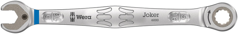 Wera 05073280001 6000 Joker Ratcheting combination wrenches, Imperial, 5/16" x 144 mm