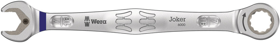 Wera 05073282001 6000 Joker Ratcheting combination wrenches, Imperial, 7/16" x 165 mm