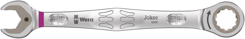 Wera 05073284001 6000 Joker Ratcheting combination wrenches, Imperial, 9/16" x 188 mm