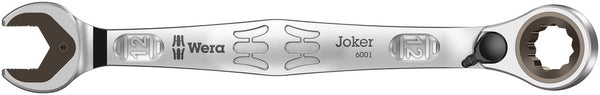 Wera 05020067001 6001 Joker Switch Ratcheting combination wrenches, with switch lever, 12 x 171 mm
