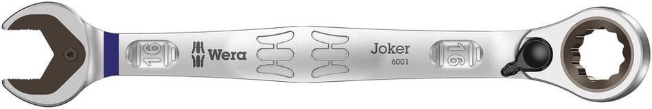 Wera 05020071001 6001 Joker Switch Ratcheting combination wrenches, with switch lever, 16 x 213 mm