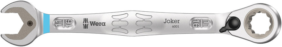 Wera 05020081001 6001 Joker Switch Ratcheting combination wrenches, with switch lever, imperial, 11/16" x 234 mm