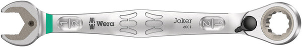 Wera 05020078001 6001 Joker Switch Ratcheting combination wrenches, with switch lever, imperial, 1/2" x 171 mm