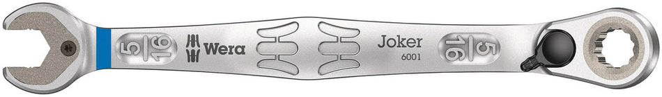 Wera 05020075001 6001 Joker Switch Ratcheting combination wrenches, with switch lever, imperial, 5/16" x 144 mm