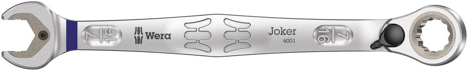 Wera 05020077001 6001 Joker Switch Ratcheting combination wrenches, with switch lever, imperial, 7/16" x 165 mm