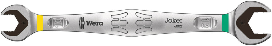 Wera 05003760001 6002 Joker Double open-ended wrenches, 10 x 13 x 167 mm