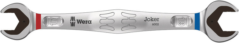 Wera 05003765001 6002 Joker Double open-ended wrenches, 17 x 19 x 235 mm