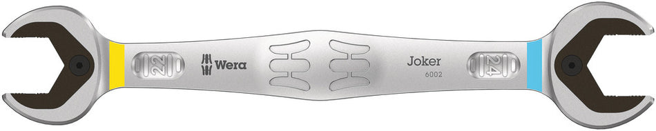 Wera 05020261001 6002 Joker Double open-ended wrenches, 22 x 24 x 260.5 mm