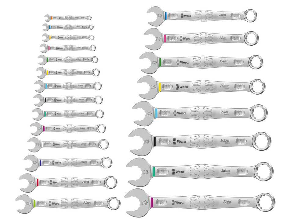 Wera 05020232001 6003 Joker 22 Set 1 combination wrench set, 22 pieces