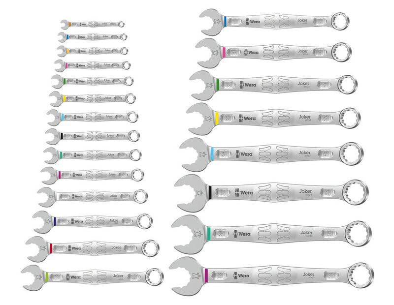 Wera 05020232001 6003 Joker 22 Set 1 combination wrench set, 22 pieces