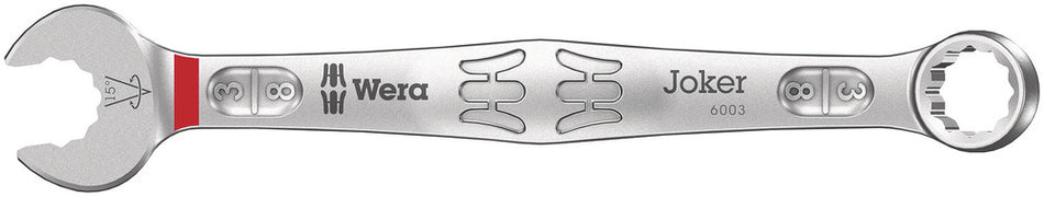 Wera 05020212001 6003 Joker combination wrench, Imperial, 3/8" x 125 mm