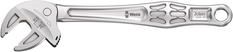 Wera 05020104001 6004 Joker XL self-setting spanner, 19-24 x 3/4-15/16" x 256 mm
