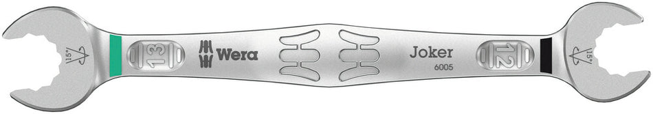 Wera 05020313001 6005 Joker Double open-ended wrenches, 12 x 13 x 166 mm