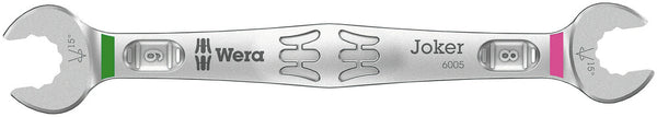 Wera 05020311001 6005 Joker Double open-ended wrenches, 8 x 9 x 122.2 mm