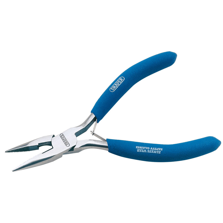 Draper 60740 Carbon Steel Long Nose Pliers, 125mm