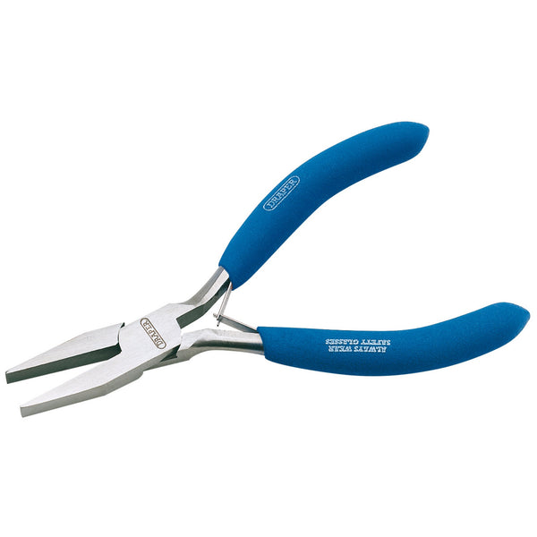 Draper 60741 Carbon Steel Flat Nose Pliers, 125mm