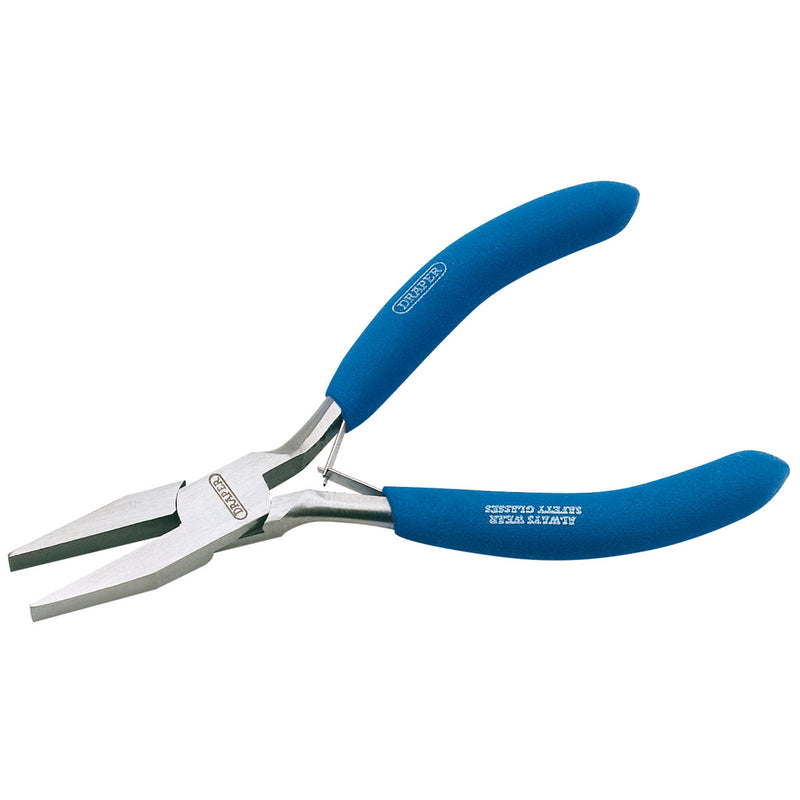 Draper 60741 Carbon Steel Flat Nose Pliers, 125mm