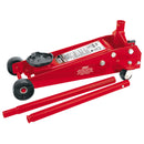 Draper 60977 Heavy Duty Garage Trolley Jack, 3 Tonne, Red