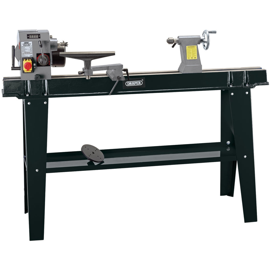 Draper 60990 Variable Speed Wood Lathe with Digital Display, 750W