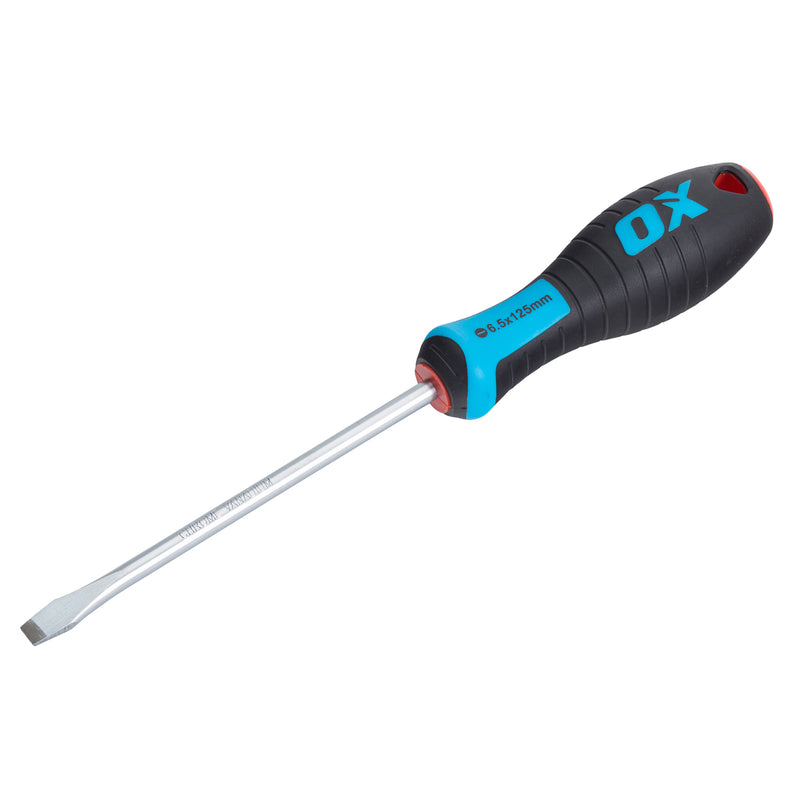 OX Tools OX-P362212 Pro Slotted Flared Screwdriver 125x6.5mm