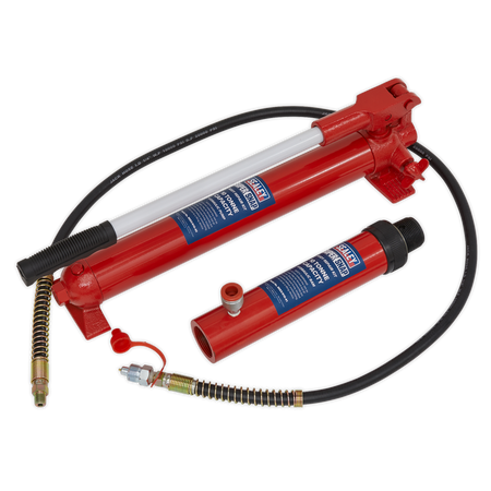Sealey 610/45 10tonne Push Ram with Pump & Hose Assembly