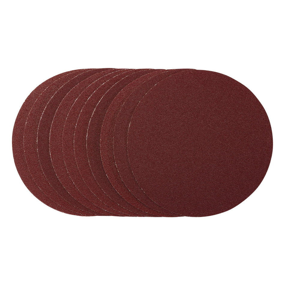 Draper 62994 Sanding Discs, 150mm, PSA, 80 Grit, (Pack of 10)