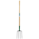 Draper 63579 4 Prong Manure Fork with Wood Shaft