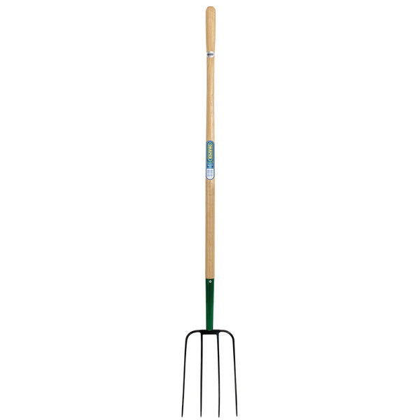 Draper 63579 4 Prong Manure Fork with Wood Shaft