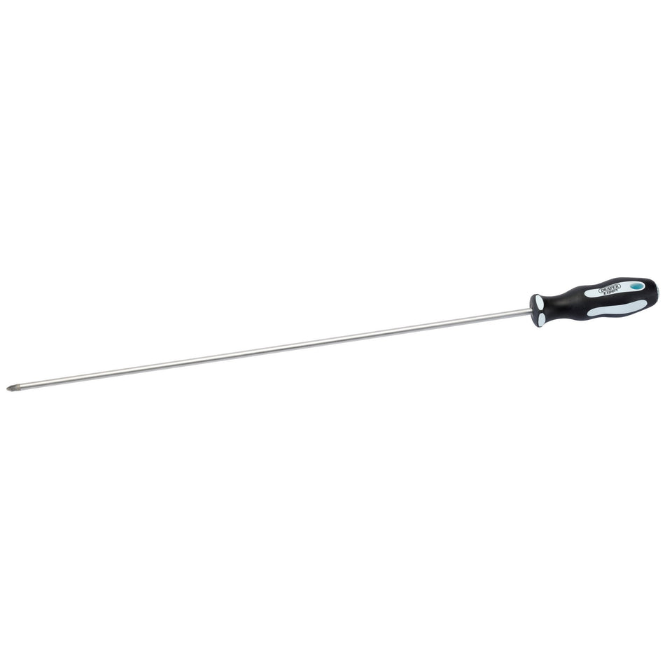 Draper 63593 PZ Type Extra Long Reach Soft Grip Screwdriver, No.2 x 450mm