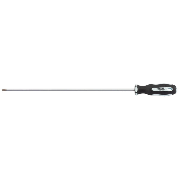 Draper 63594 Cross Slot Extra Long Reach Soft Grip Screwdriver, No.2 x 450mm
