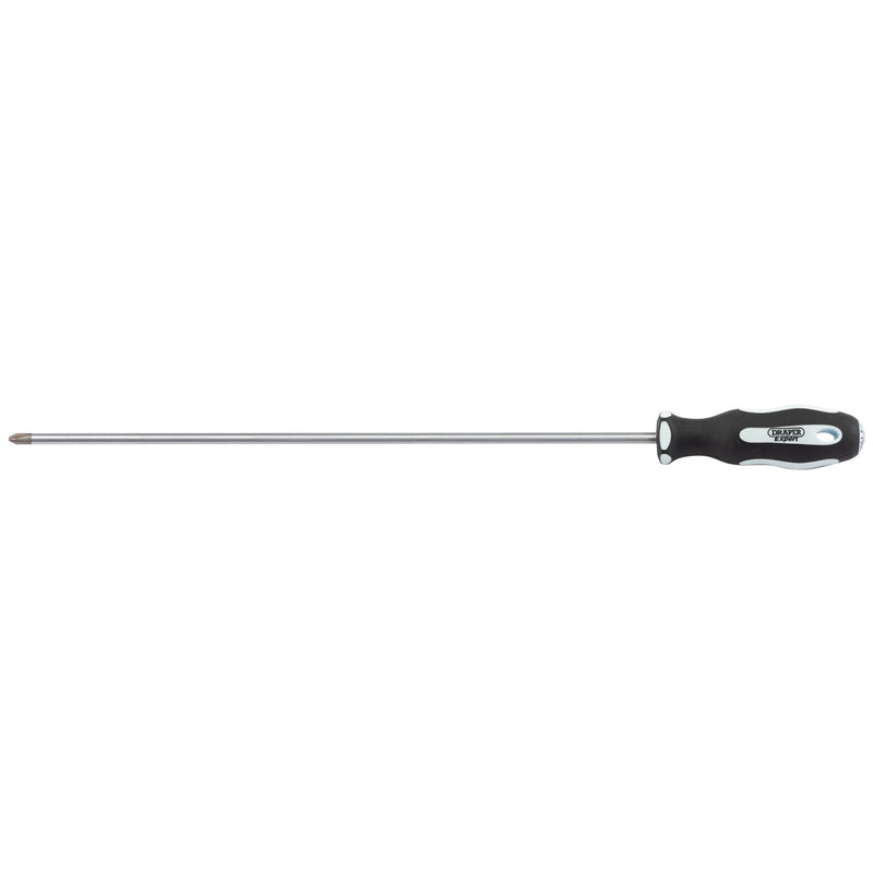 Draper 63594 Cross Slot Extra Long Reach Soft Grip Screwdriver, No.2 x 450mm