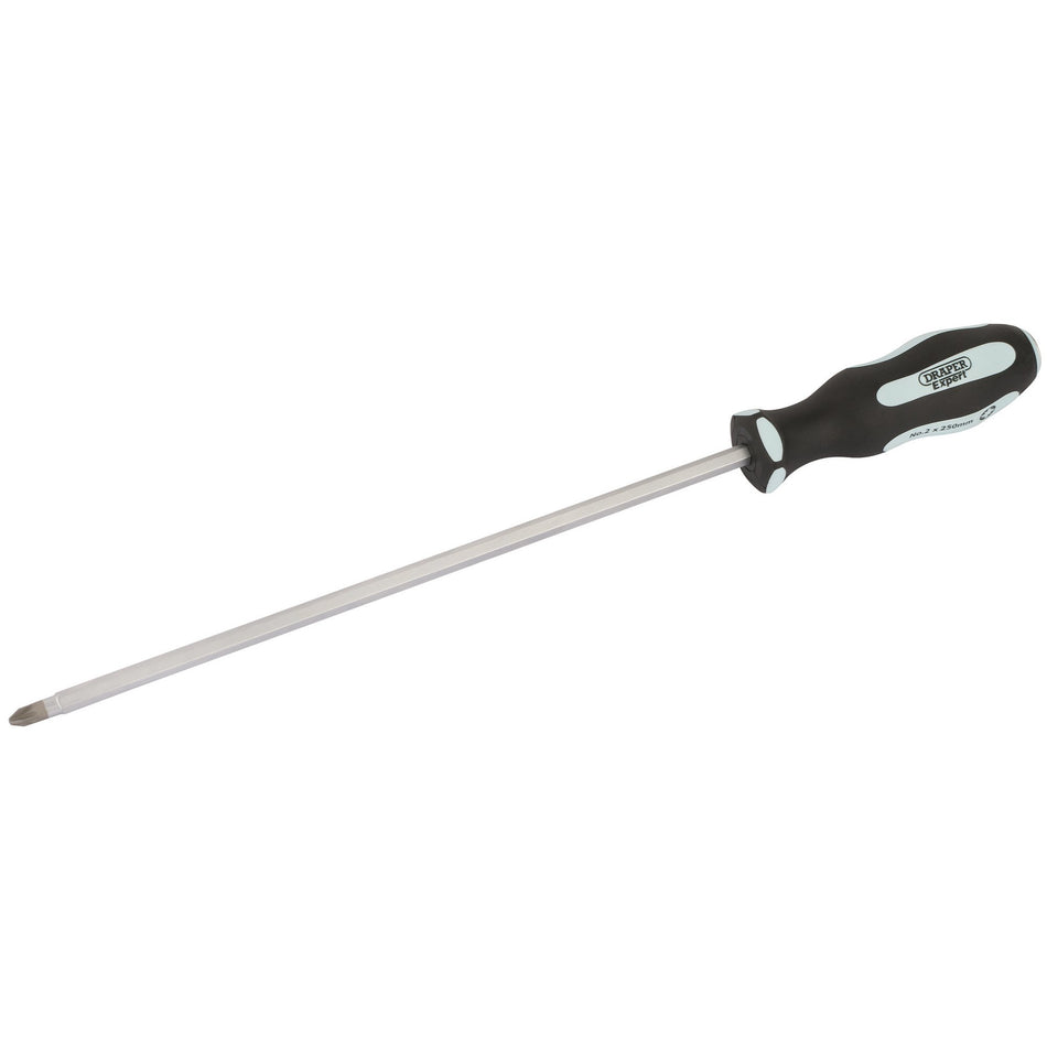 Draper 63596 'Pound Thru' PZ TYPE Soft Grip Screwdriver, No.2 x 250mm