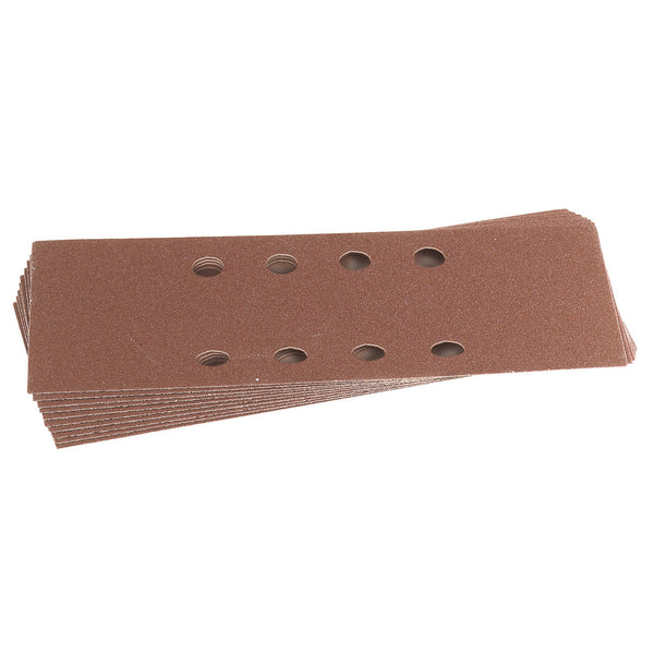Draper 63630 232 x 92mm 60 Grit Aluminium Oxide Sanding Sheets for 63128 Random Orbit Sander (Pack of 10)