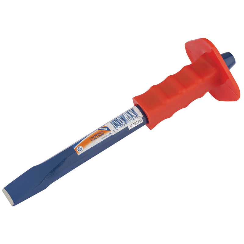 Draper 63748 Octagonal Shank Cold Chisel with Hand Guard, 25 x 300mm (Sold Loose)