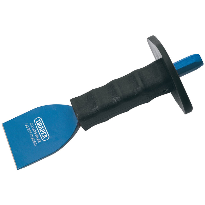 Draper 63752 Electrician's Bolster with Hand Guard, 225 x 60mm (Sold Loose)