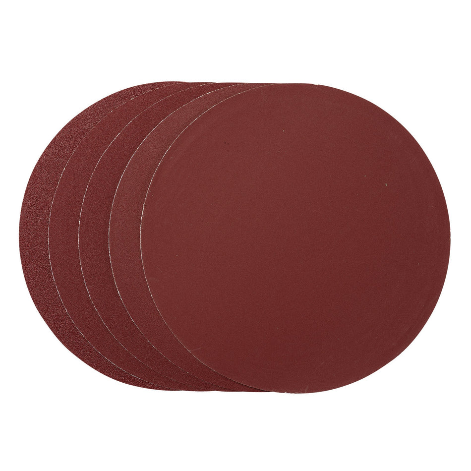 Draper 63784 Sanding Discs, 305mm, PSA, Assorted Grit, (Pack of 5)