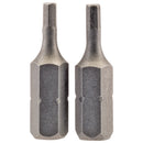 Draper 63961 Hexagonal Insert Bit, 2.5mm, 1/4" Hex, 25mm Long (Pack of 2)