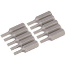 Draper 64024 Plain Slot Insert Bit, 3mm, 1/4" Hex, 25mm Long (Pack of 10)
