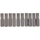 Draper 64031 Plain Slot Insert Bit, 6mm, 1/4" Hex, 25mm Long (Pack of 10)